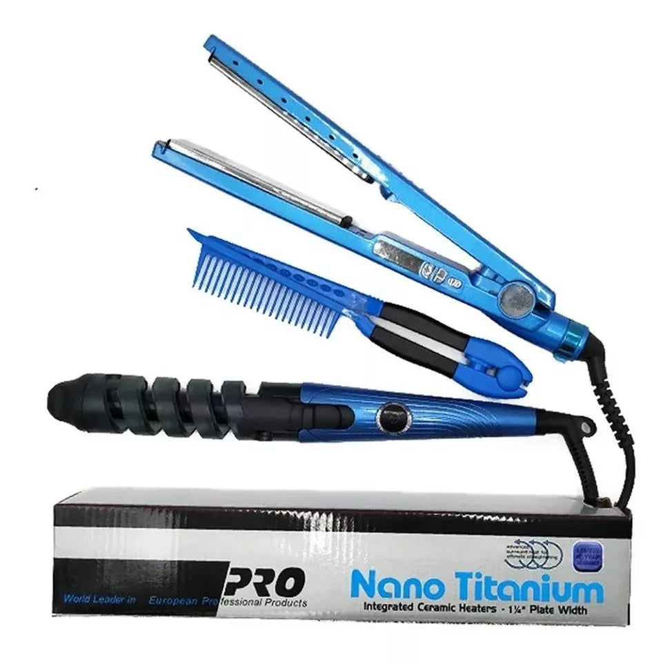 Plancha de Cabello + Rizador Full ™