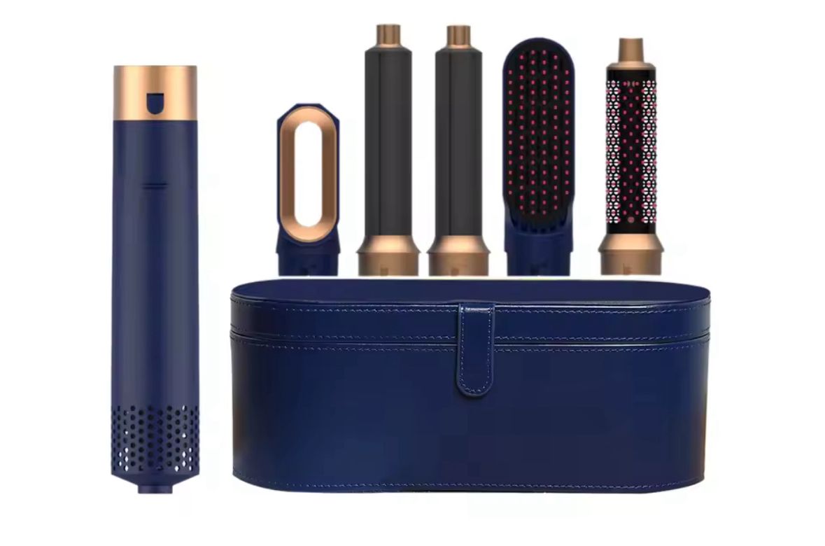 Combo Cepillo Secador 5 en 1 con Maleta (CP-C06)