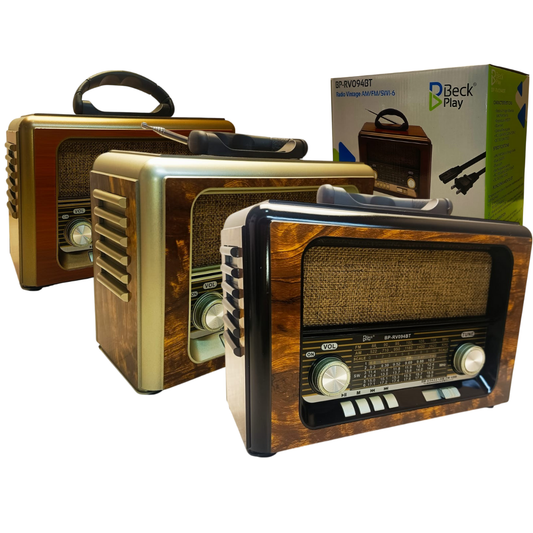 Radio Parlante Vintage Bluetooth