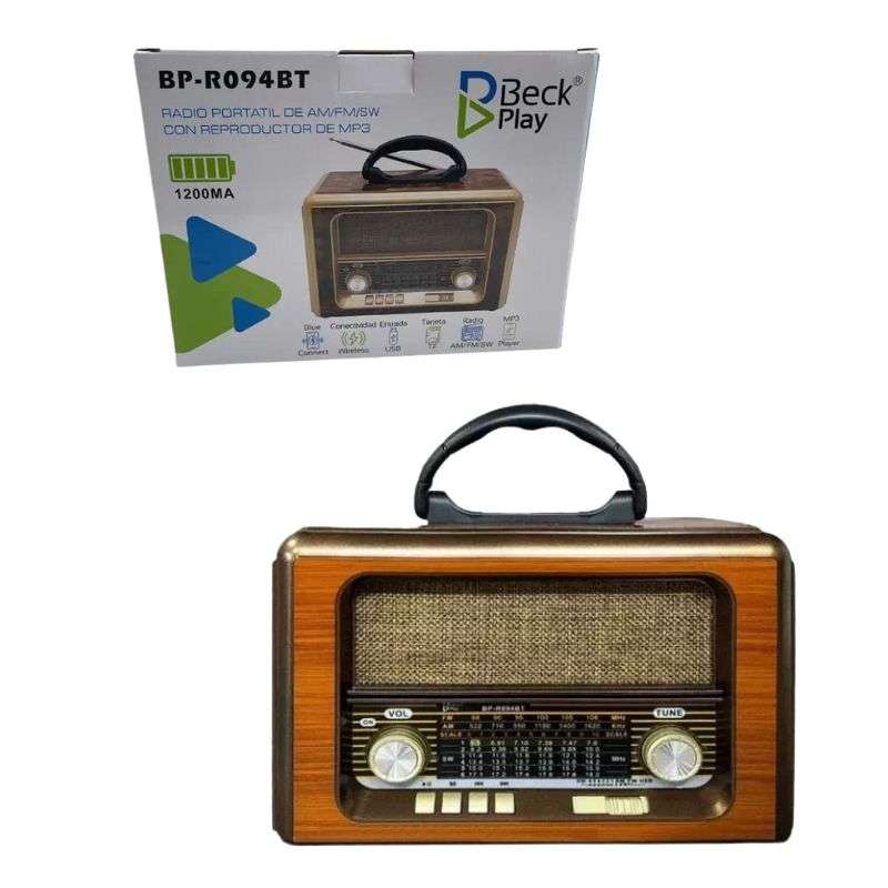 Radio Parlante Vintage Bluetooth