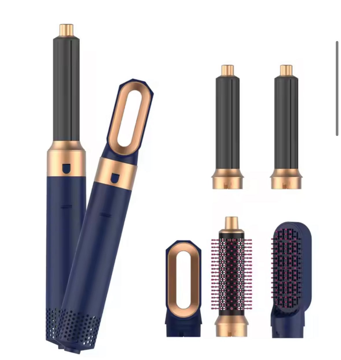 Combo Cepillo Secador 5 en 1 con Maleta