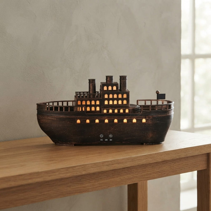 DIFUSOR DECORATIVO EN FORMA DE BARCO